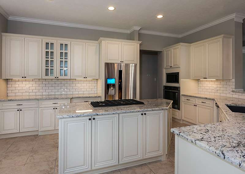 Antique white kitchen